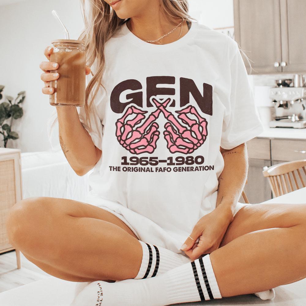 Generation X Skeleton Hands Art, Gen X Clipart PNG File - 300 DPI Design