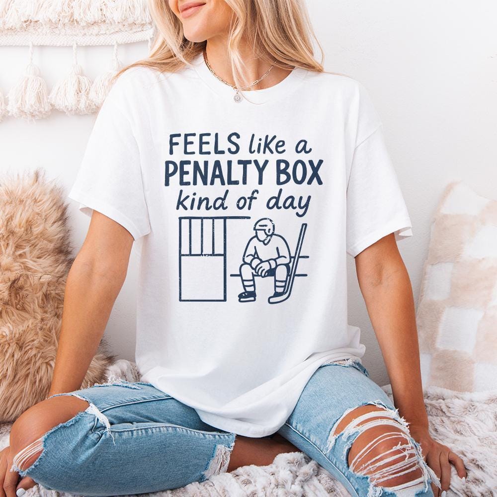 Hockey Penalty Box PNG, Funny Sports Digital Design - 300 DPI Design for