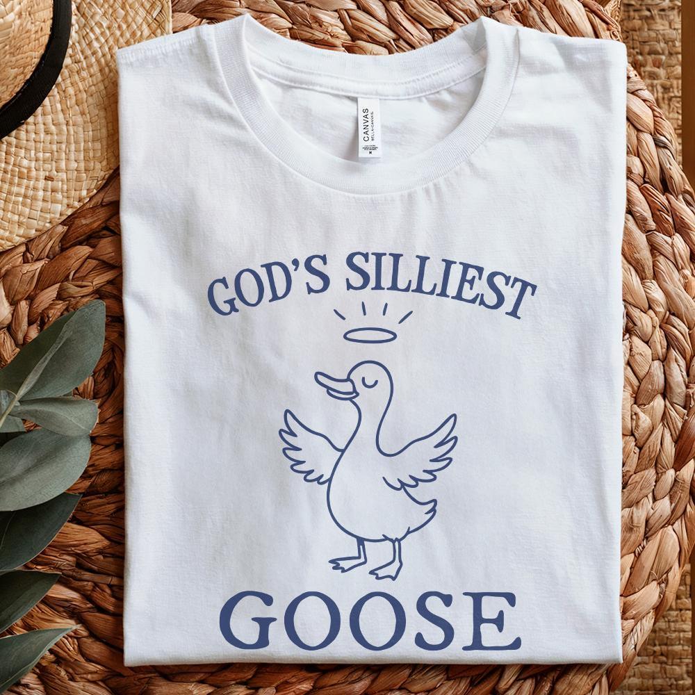 God's Silliest Goose png, Funny Silly Goose - 300 DPI Design for T-Shirt