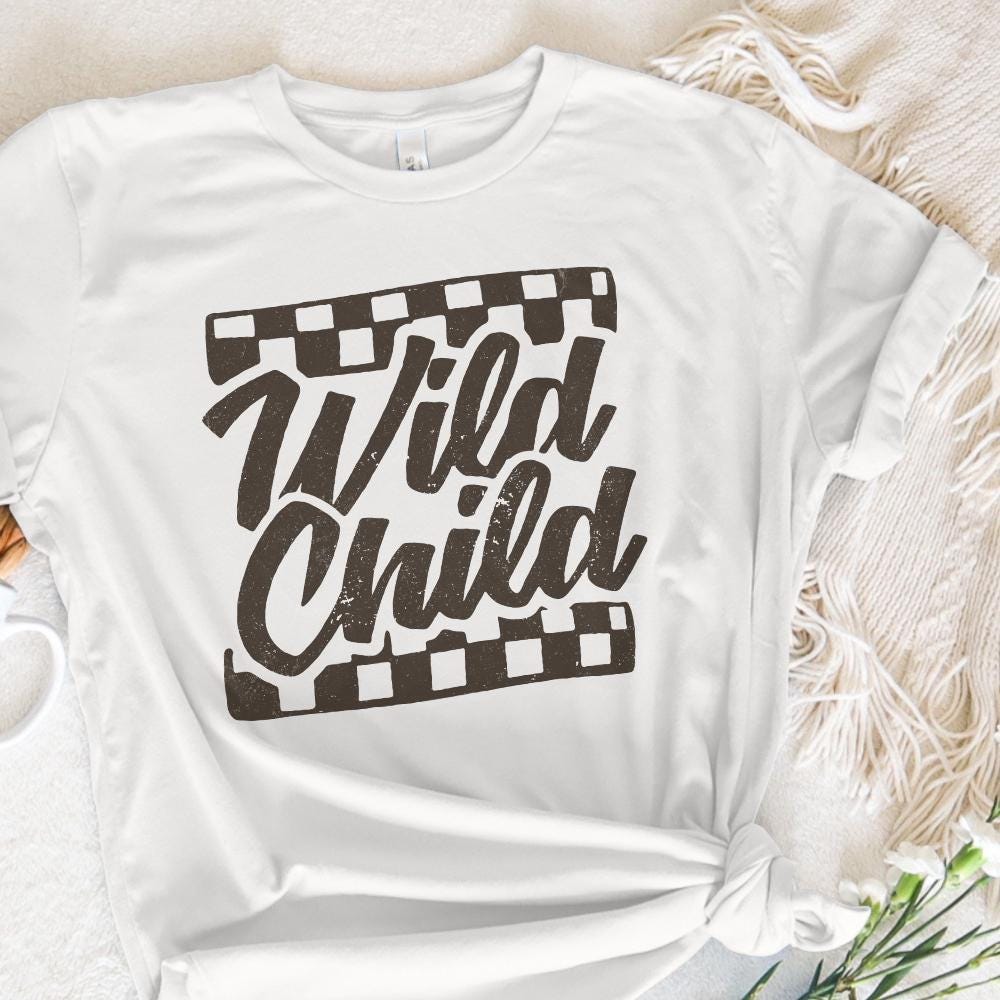 Wild Child png, Lightning png - 300 DPI Design for T-Shirt