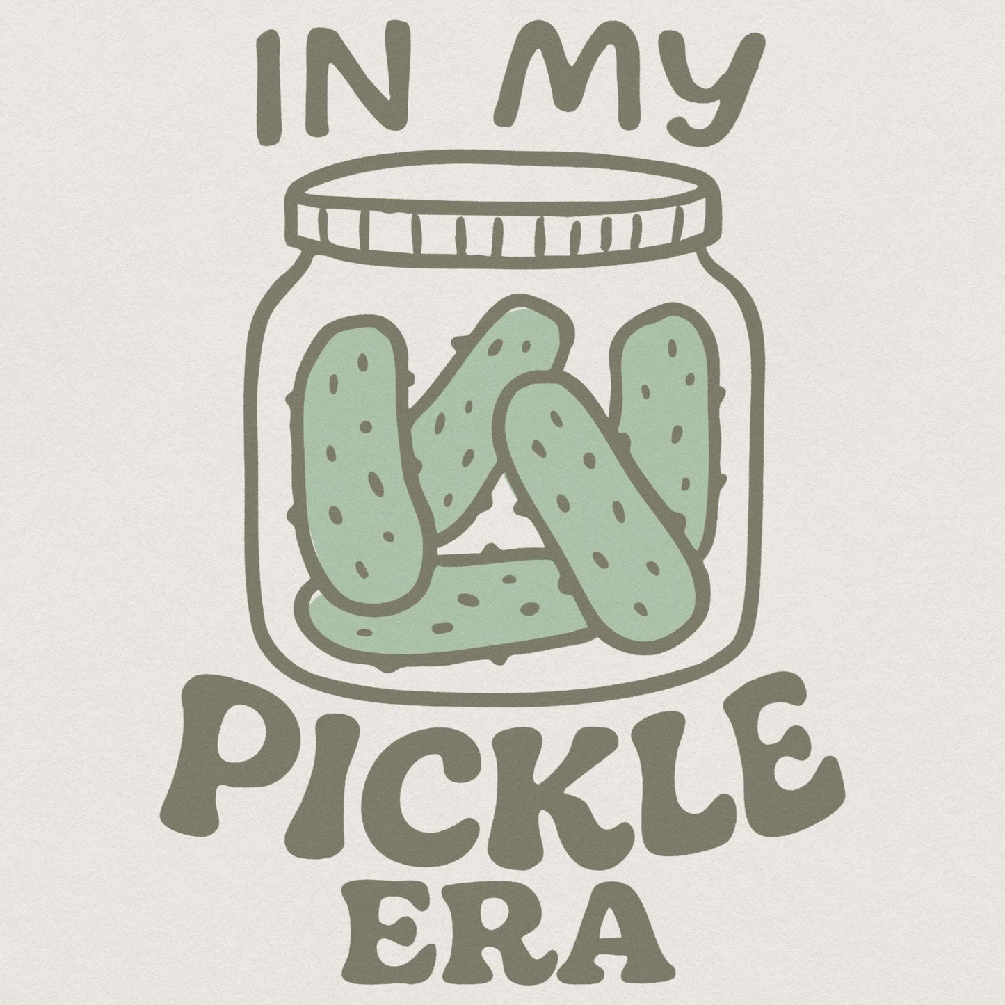 In My Pickle Era PNG, Pickle Graphic Tee Design - 300 DPI Design for