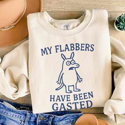 My Flabbers Gasted PNG, Sarcastic Goose Humor - 300 DPI Design for T-Shirt