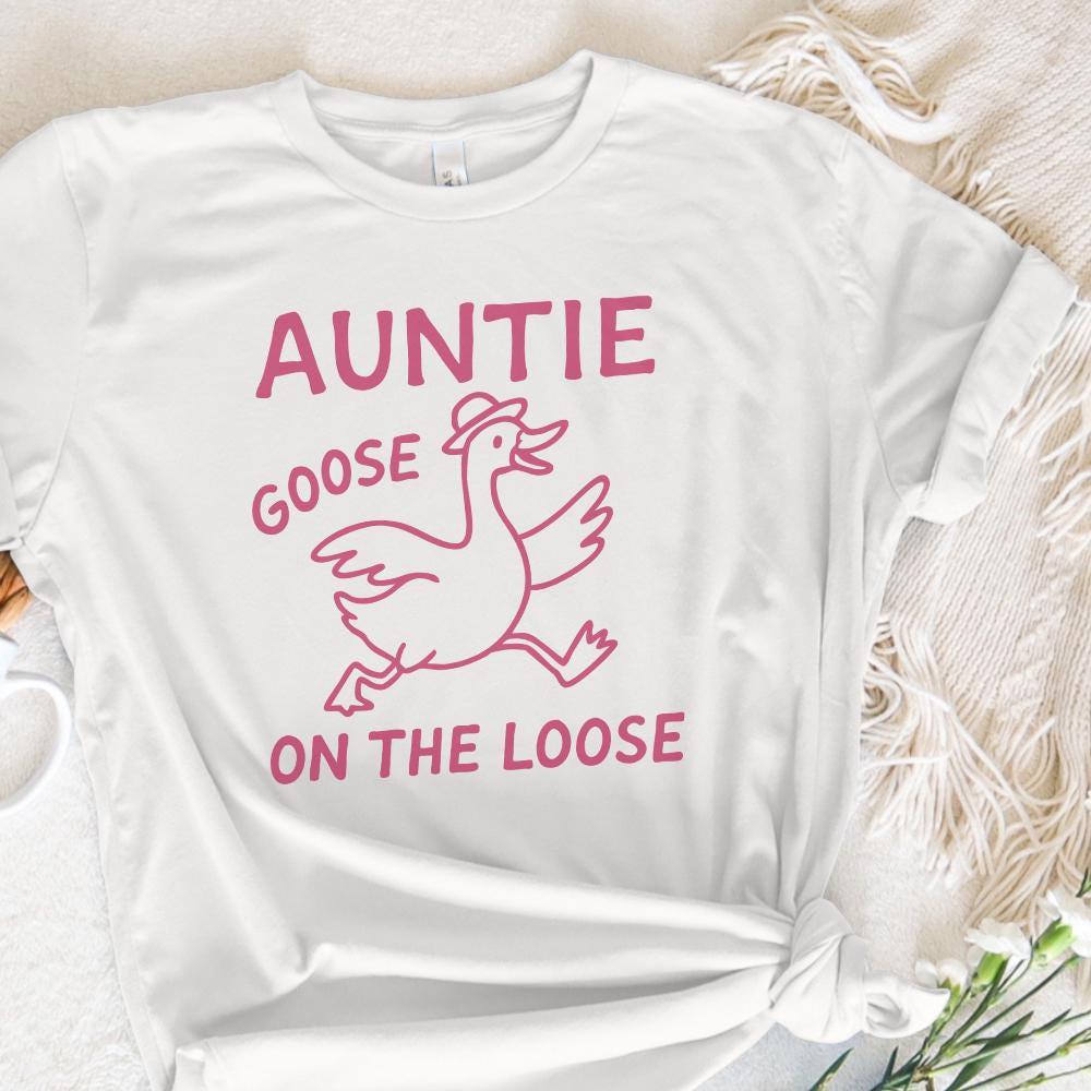 Silly Goose Shirt PNG, Auntie Aunt Tia Art - 300 DPI Design for T-Shirt