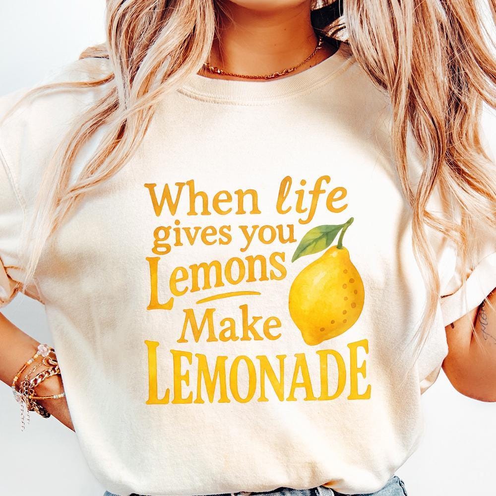 Coquette Lemon Design PNG, Funny Make Lemonade T-shirt Art - 300 DPI