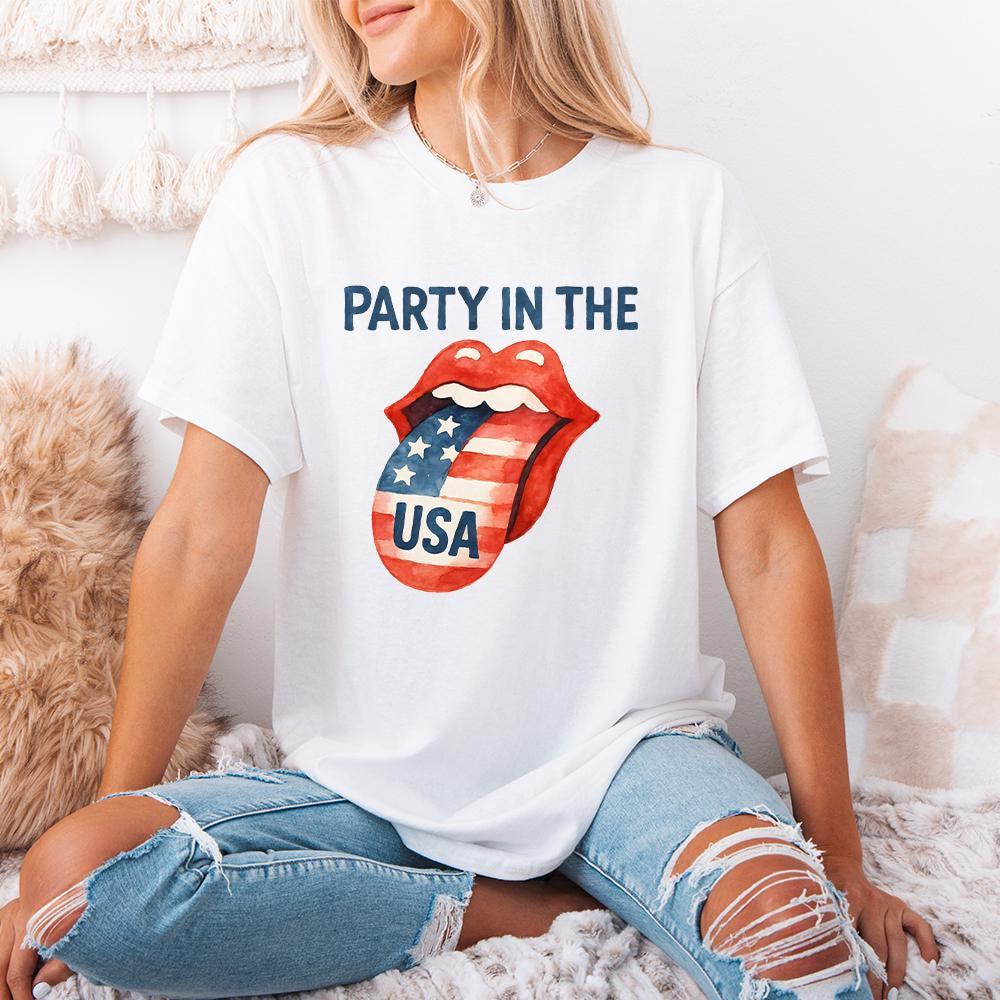 Retro America Sublimation Design, Independence Day Png - 300 DPI Design