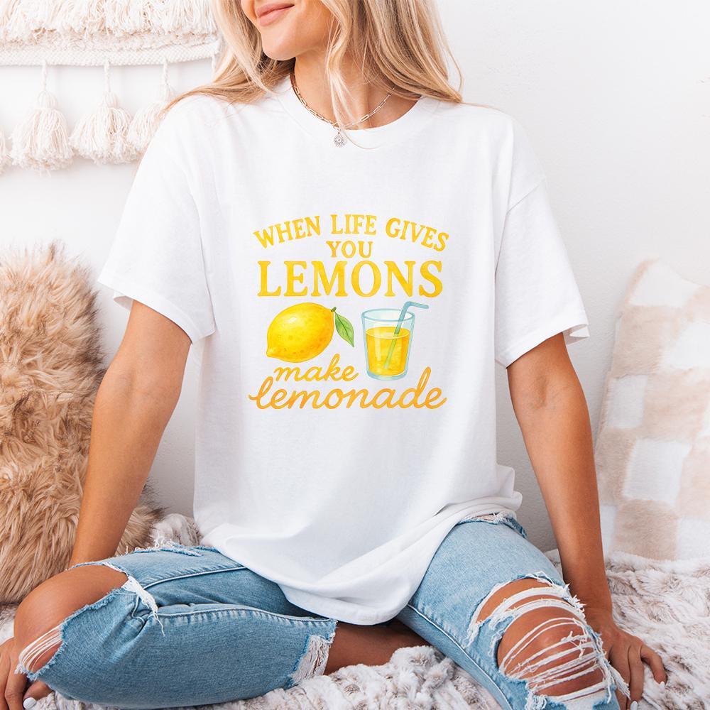 Coquette Lemon Design PNG, When Life Gives You Lemons - 300 DPI Design