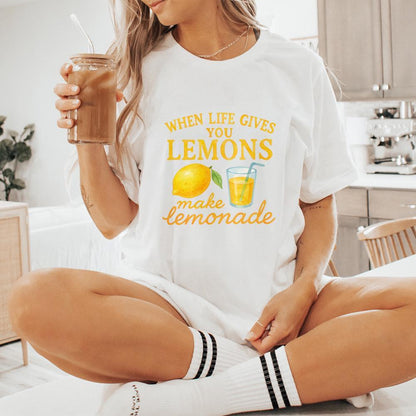 Coquette Lemon Design PNG, When Life Gives You Lemons - 300 DPI Design