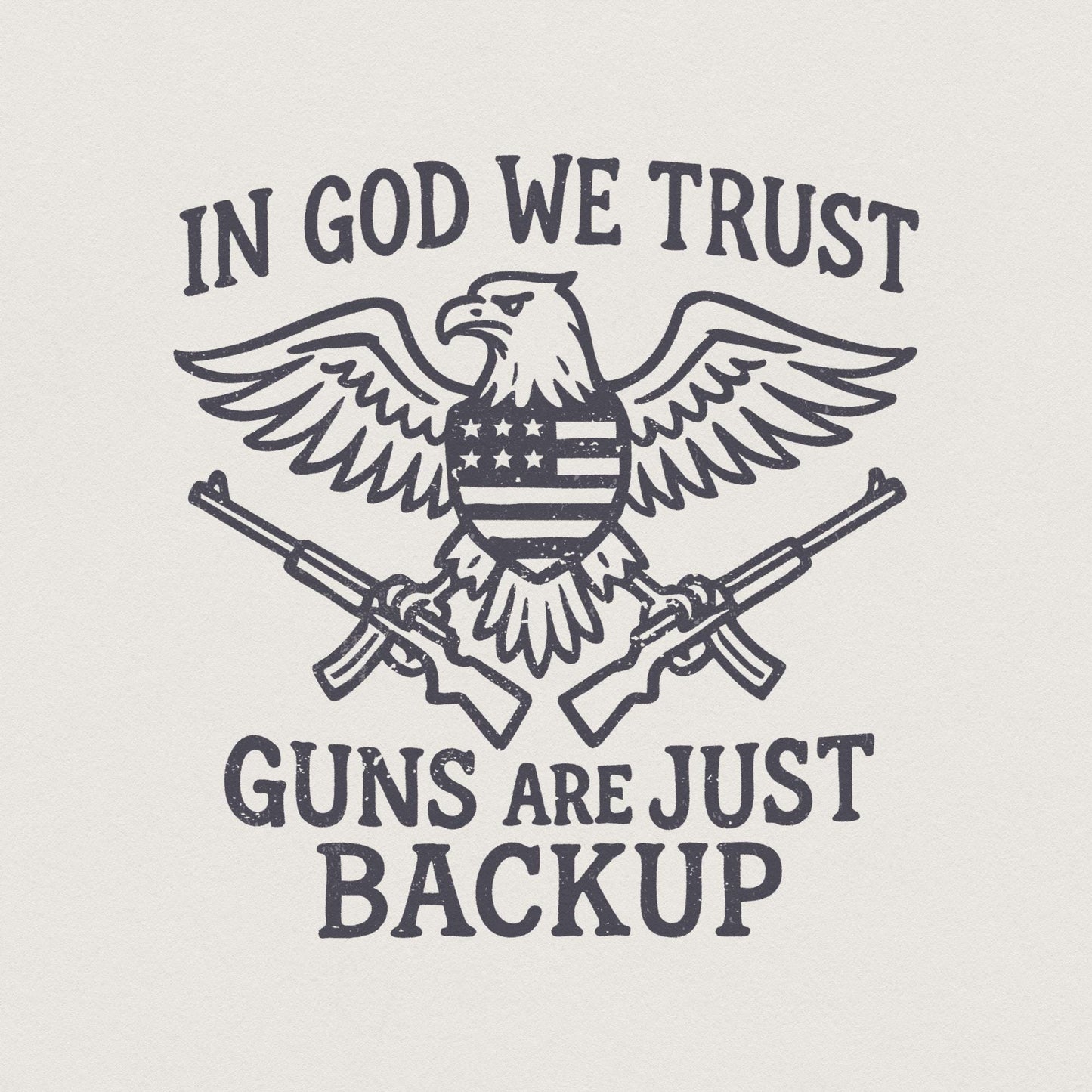 In God We Trust PNG, 4th of July PNG - 300 DPI Design for T-Shirt