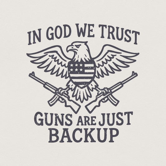 In God We Trust PNG, 4th of July PNG - 300 DPI Design for T-Shirt