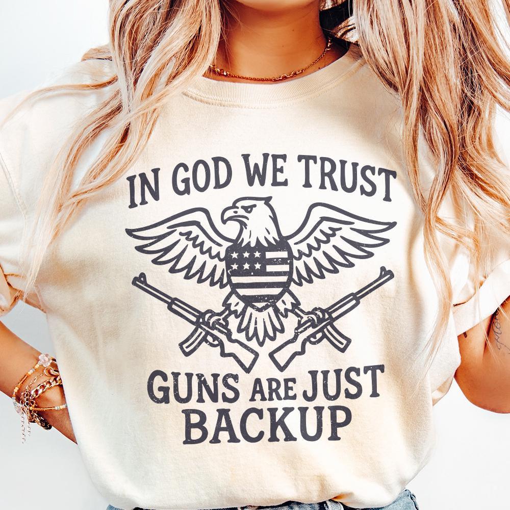 In God We Trust PNG, 4th of July PNG - 300 DPI Design for T-Shirt