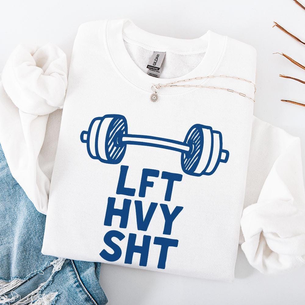 LFT HVY SHT png, Gym png - 300 DPI Design for T-Shirt