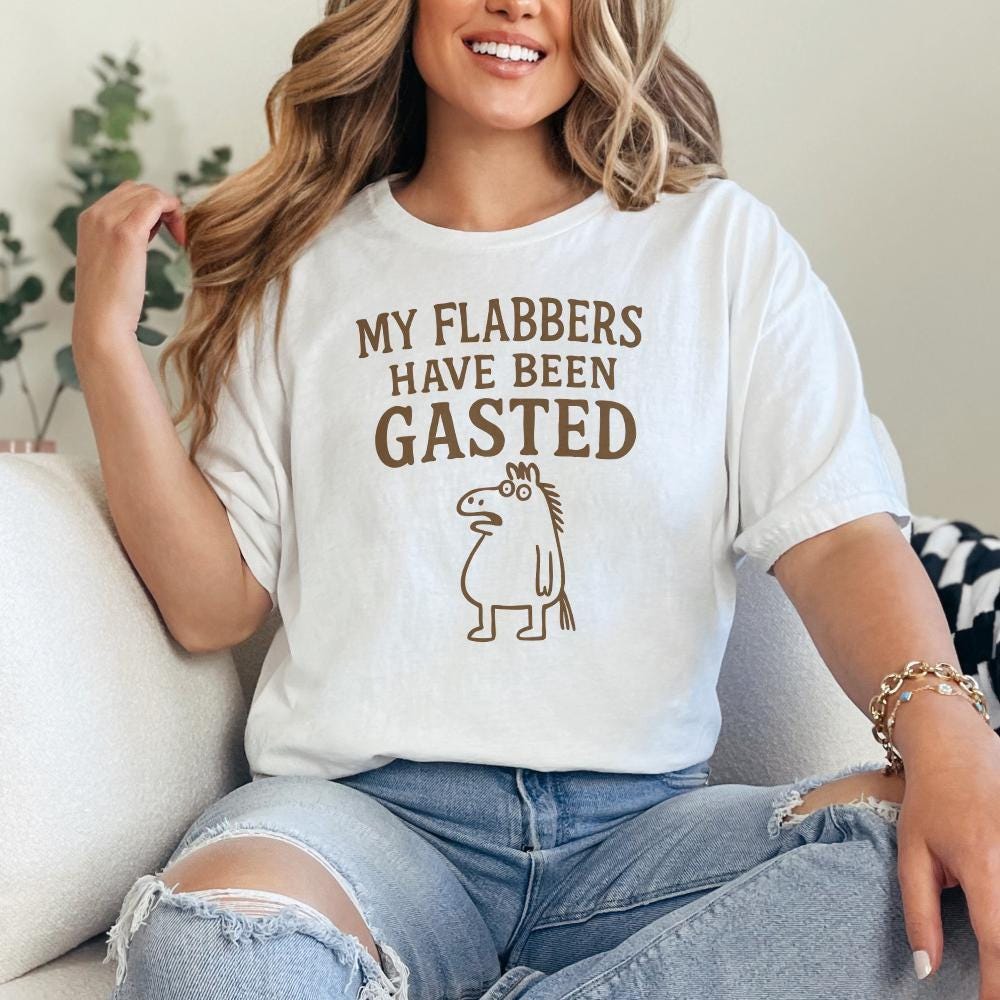 My Flabbers Have Been Gasted PNG, Silly Goose Humor - 300 DPI Design for
