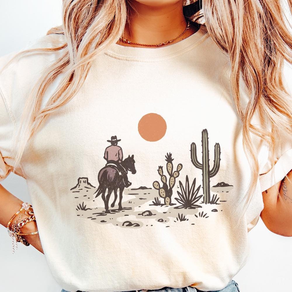 Western Cowboys PNG, Western Sublimation - 300 DPI Design for T-Shirt