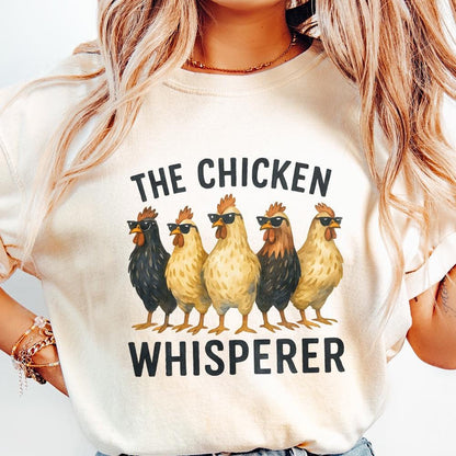 The Chicken Whisperer PNG, Funny Chicken PNG - 300 DPI Design for T-Shirt