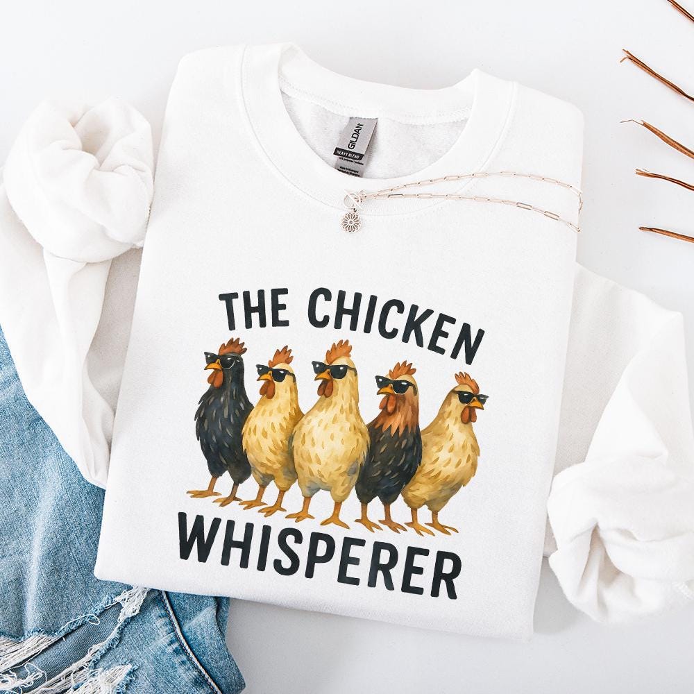 The Chicken Whisperer PNG, Funny Chicken PNG - 300 DPI Design for T-Shirt