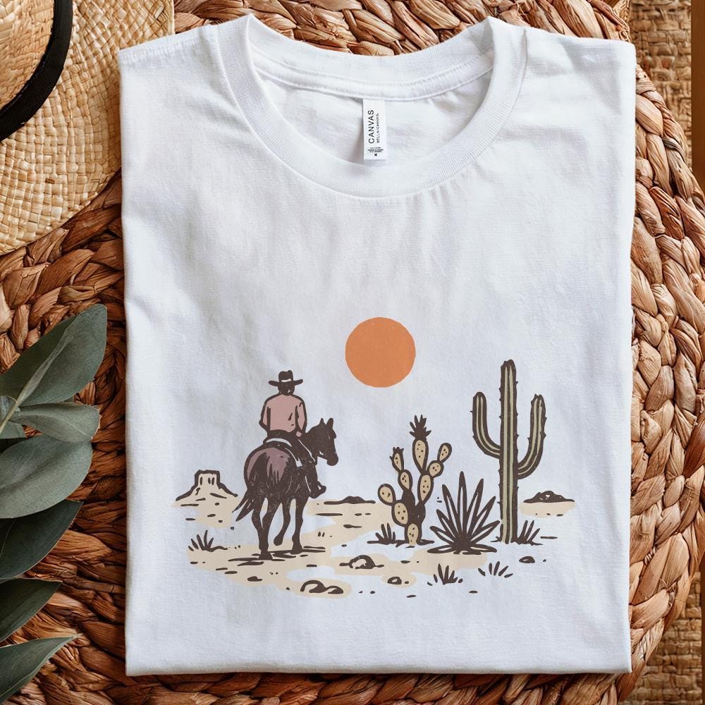 Western Cowboys PNG, Western Sublimation - 300 DPI Design for T-Shirt