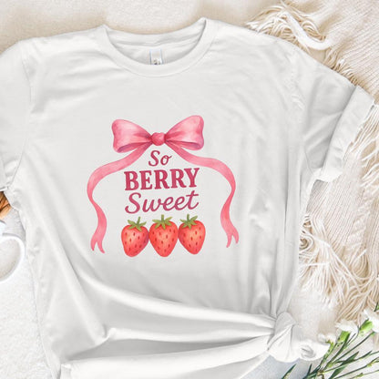 So Berry Sweet PNG, Strawberries PNG - 300 DPI Design for T-Shirt