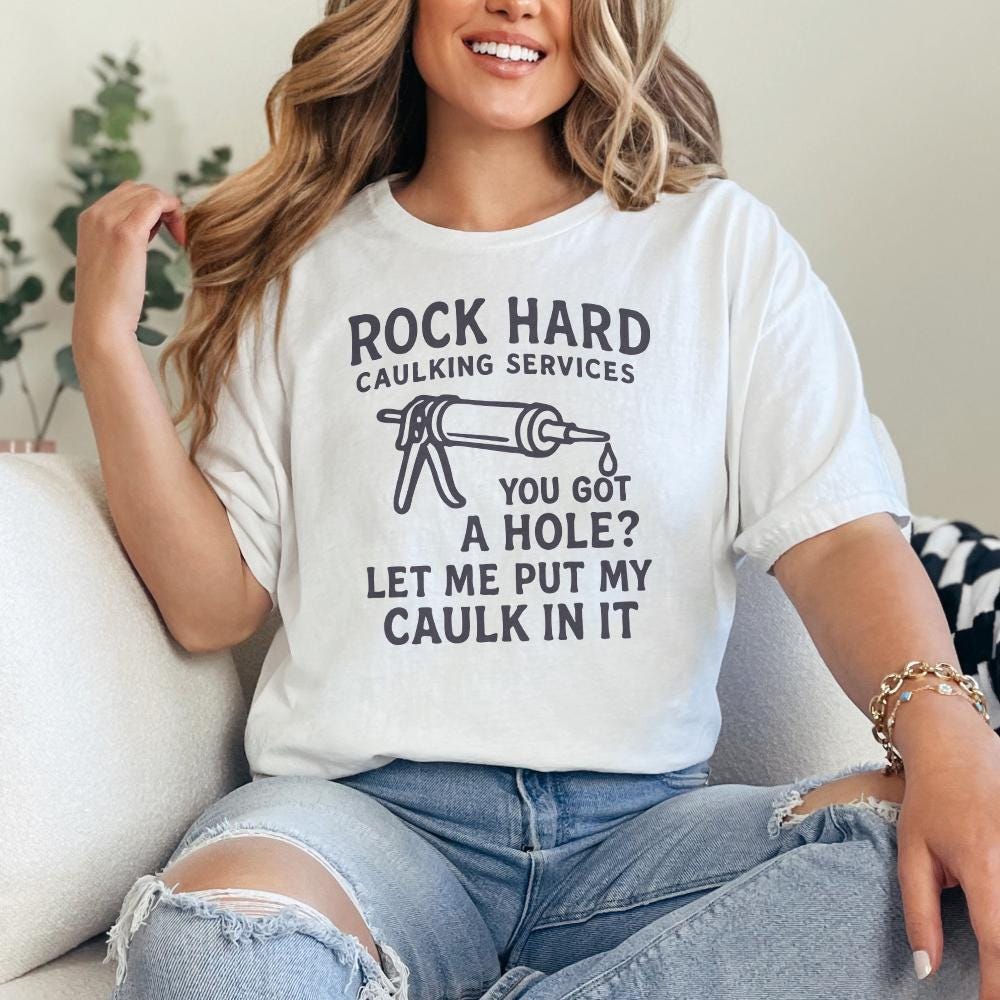 Rock Hard Caulking PNG, Digital Design - 300 DPI Design for T-Shirt