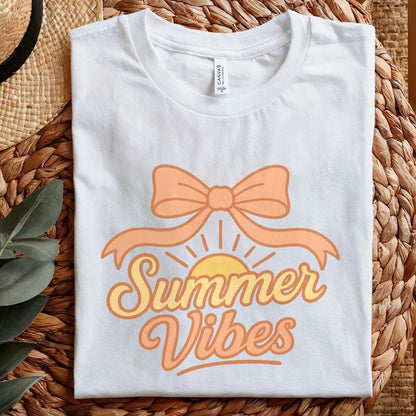 Retro Summer Vibes PNG, Hello Summer PNG - 300 DPI Design for T-Shirt