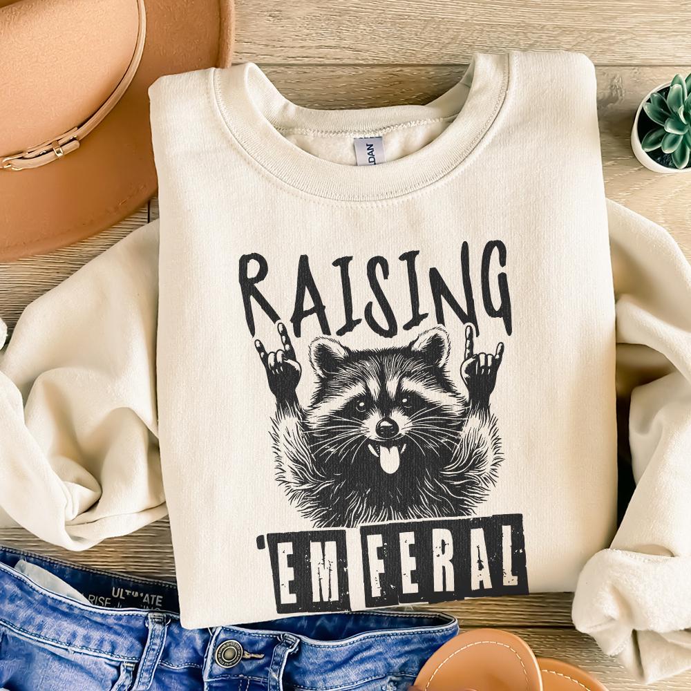 Raisin Em Feral PNG, Funny Opossum Png - 300 DPI Design for T-Shirt