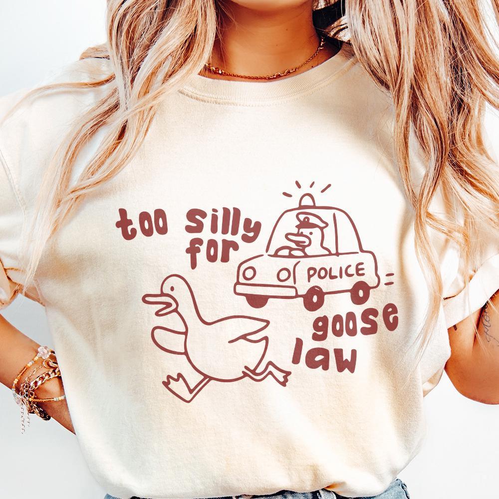 Got Too Silly Goose PNG, Silly Goose Jail - 300 DPI Design for T-Shirt