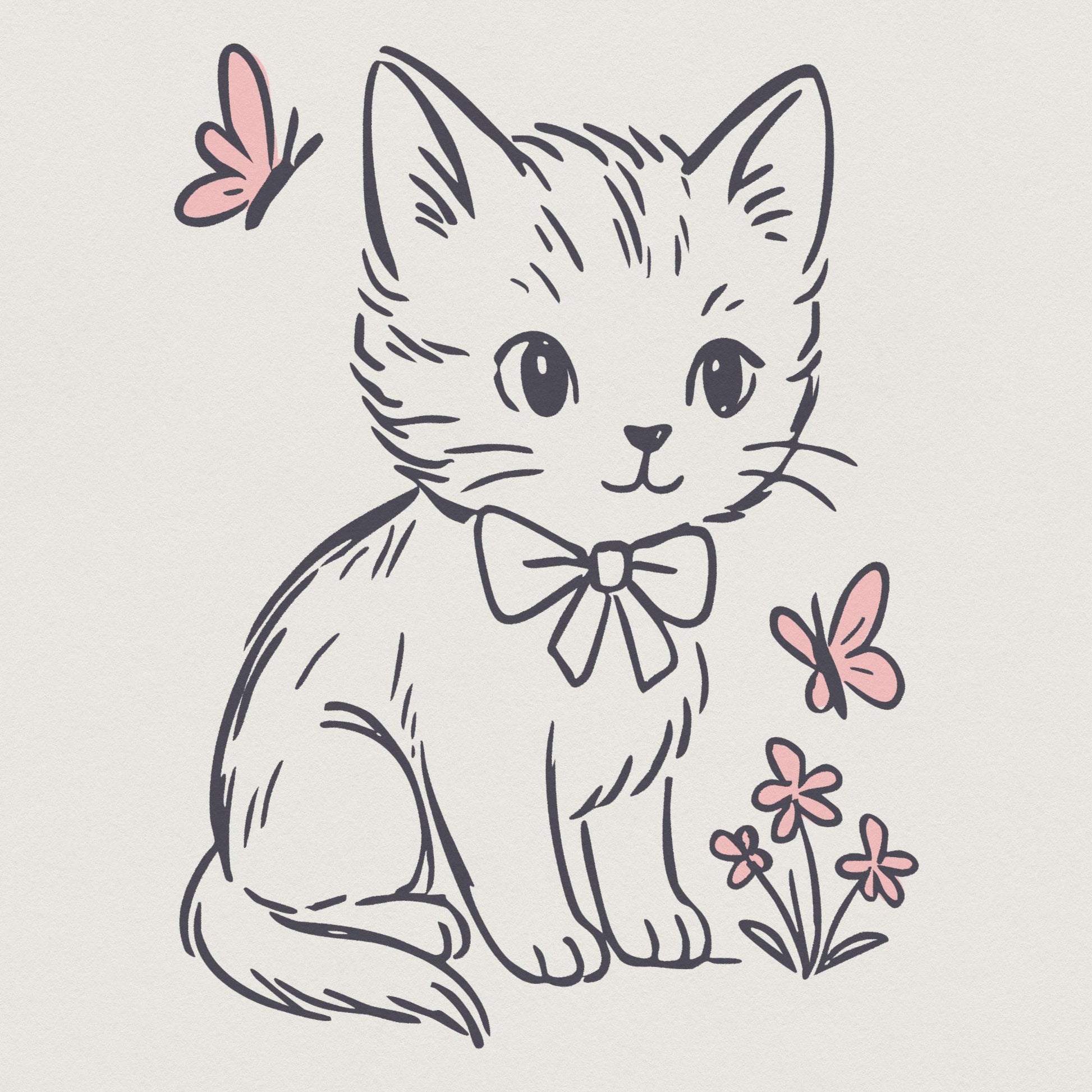 Rage Consumes Me Vintage Kitten, Cute Animal Sayings - 300 DPI Design for