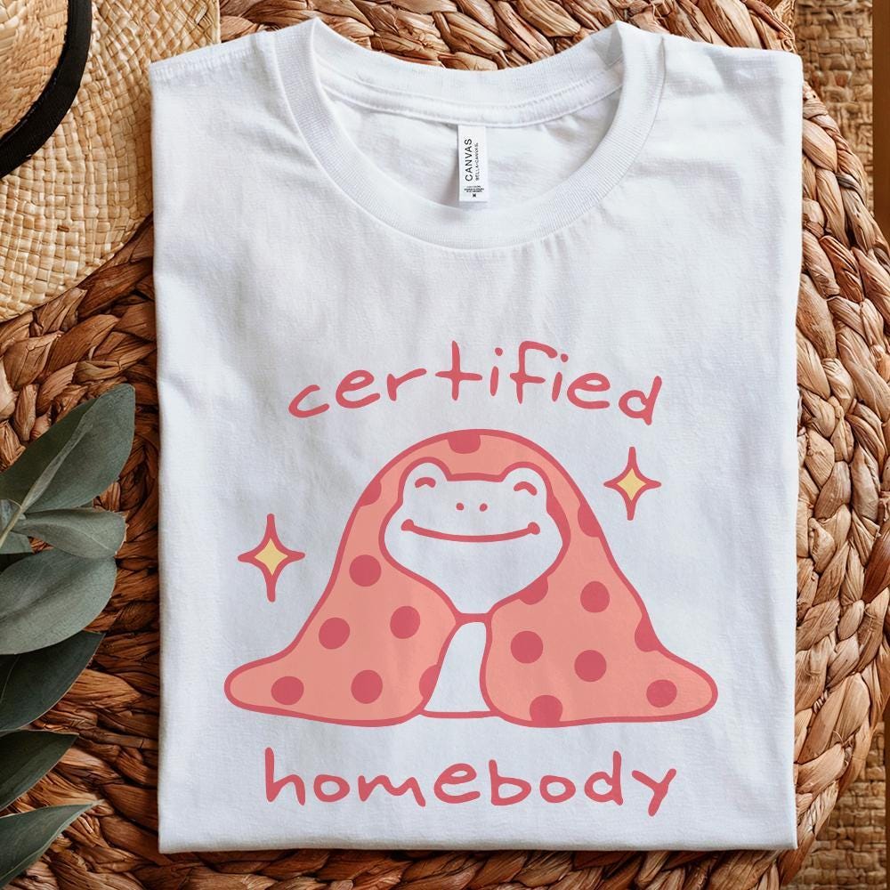 Certified Homebody PNG, Trendy png - 300 DPI Design for T-Shirt