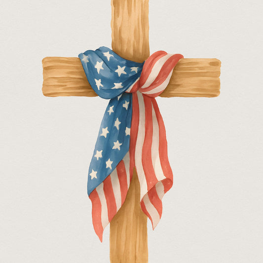 Christian Patriotic Png, One Nation Under God Png - 300 DPI Design for