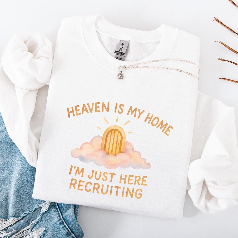 Heaven Is My Home PNG, Christian png Design - 300 DPI Design for T-Shirt