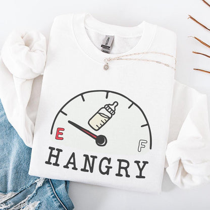 Baby Funny Bib PNG, Hungry Baby Design - 300 DPI Design for T-Shirt