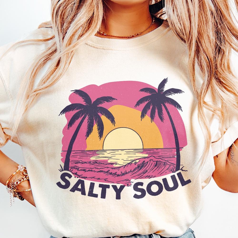 Summer Shirt Designs, Retro Summer PNG - 300 DPI Design for T-Shirt