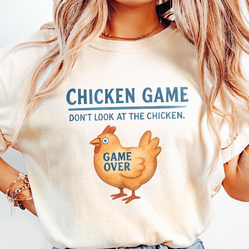 Chicken Game png, Funny Chicken png - 300 DPI Design for T-Shirt