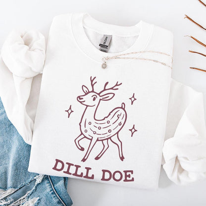 Dill Pickle Shirt PNG, Dill Doe Tee Design - 300 DPI Design for T-Shirt