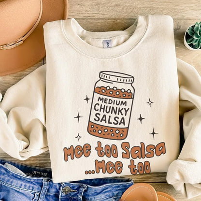 Funny Salsa Tee PNG, Chunky Salsa Me Too - 300 DPI Design for T-Shirt