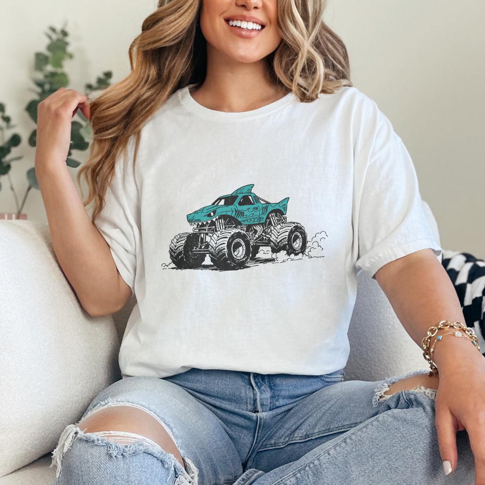Monster Truck PNG, Unique Truck Art - 300 DPI Design for T-Shirt