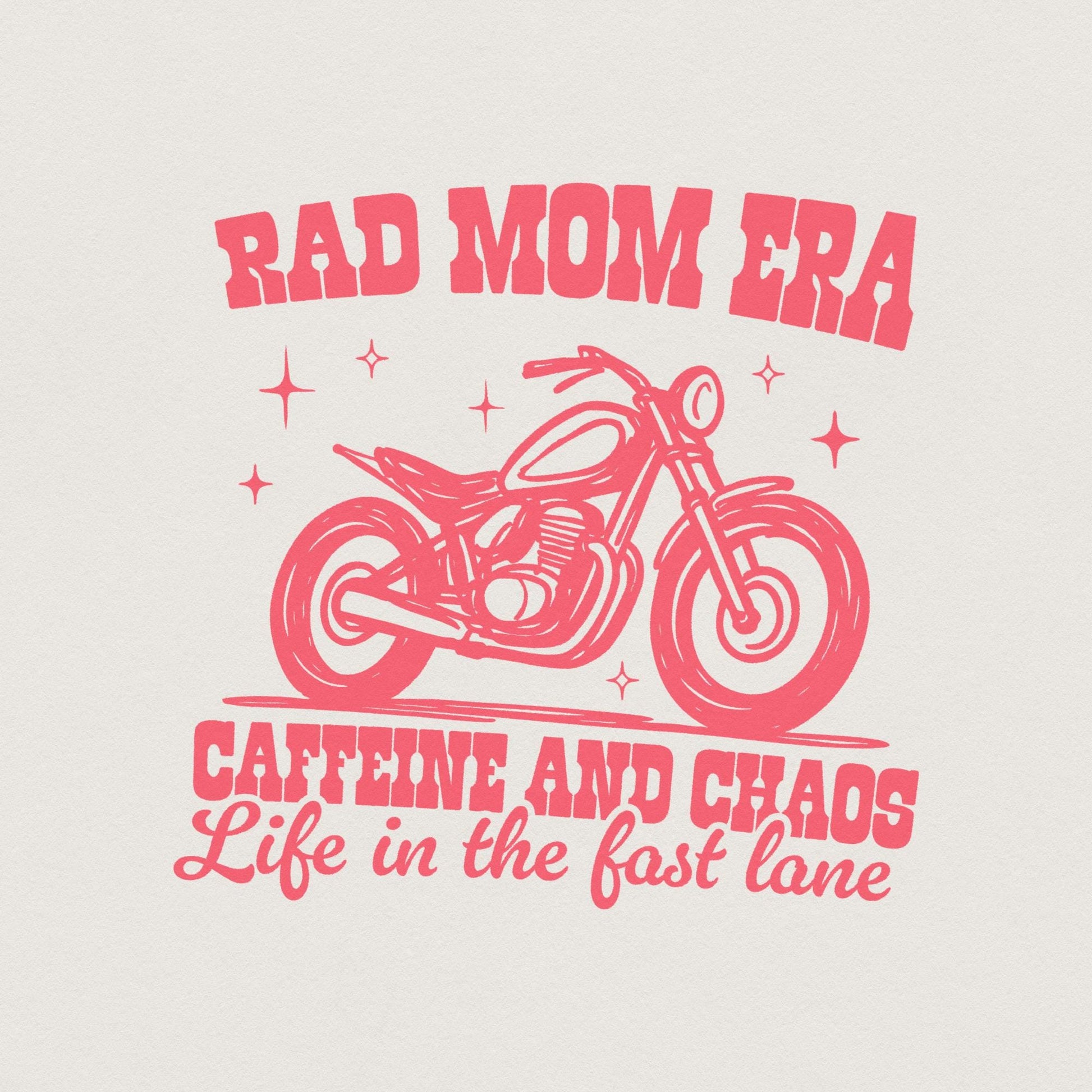 Rad Mom Era Png, Trendy Mom Shirt Png - 300 DPI Design for T-Shirt