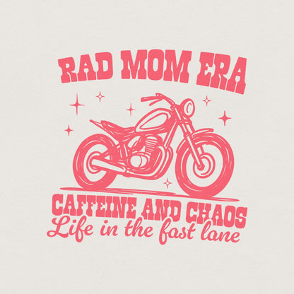 Rad Mom Era Png, Trendy Mom Shirt Png - 300 DPI Design for T-Shirt