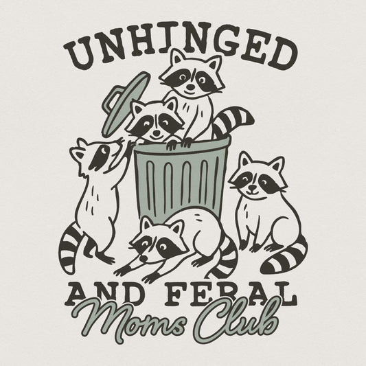 Unhinged Feral PNG, Raccoon Opossum PNG - 300 DPI Design for T-Shirt