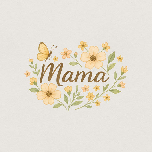 Floral Mama Coquette Bow PNG, Mama Floral PNG - 300 DPI Design for T-Shirt