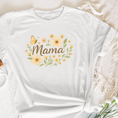 Floral Mama Coquette Bow PNG, Mama Floral PNG - 300 DPI Design for T-Shirt