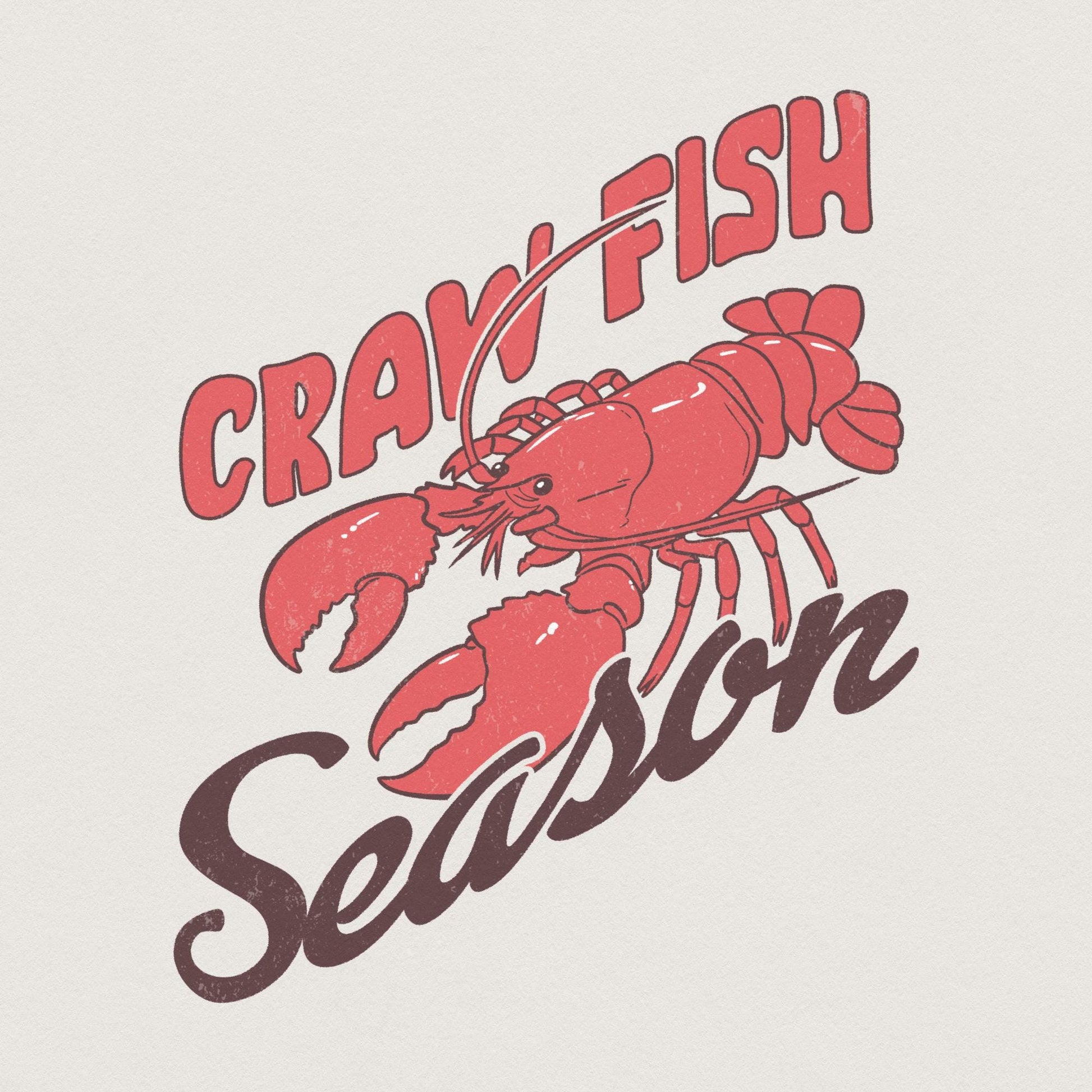 Crawfish Season PNG, Crawfish Lover Design - 300 DPI Design for T-Shirt