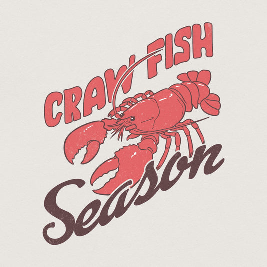 Crawfish Season PNG, Crawfish Lover Design - 300 DPI Design for T-Shirt