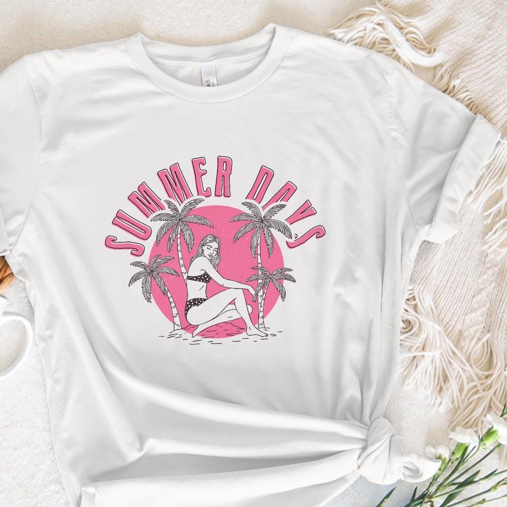 Retro Summer png PNG, Summer Shirt Design - 300 DPI Design for T-Shirt