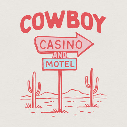 Cowboy Casino Motel Digital Download, Western PNG Designs - 300 DPI