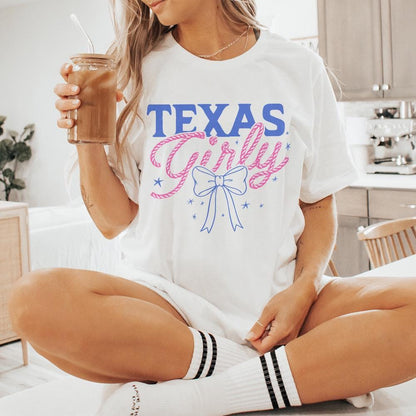 Texas Girly png, Coquette Cowgirl png - 300 DPI Design for T-Shirt