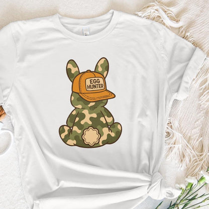 Boy Easter Bunny PNG, Egg Hunter Bunny - 300 DPI Design for T-Shirt