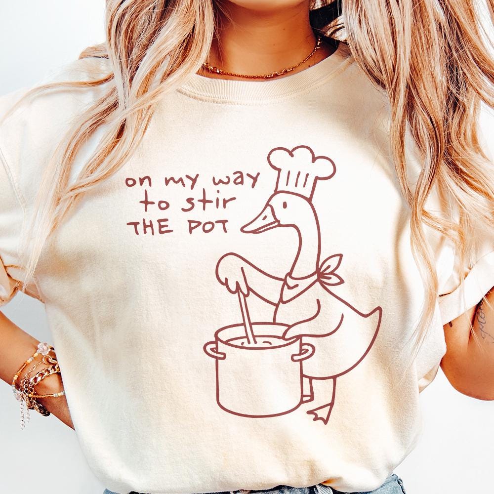 On My Way To Stir The Pot PNG, Trendy Digital Download - 300 DPI Design