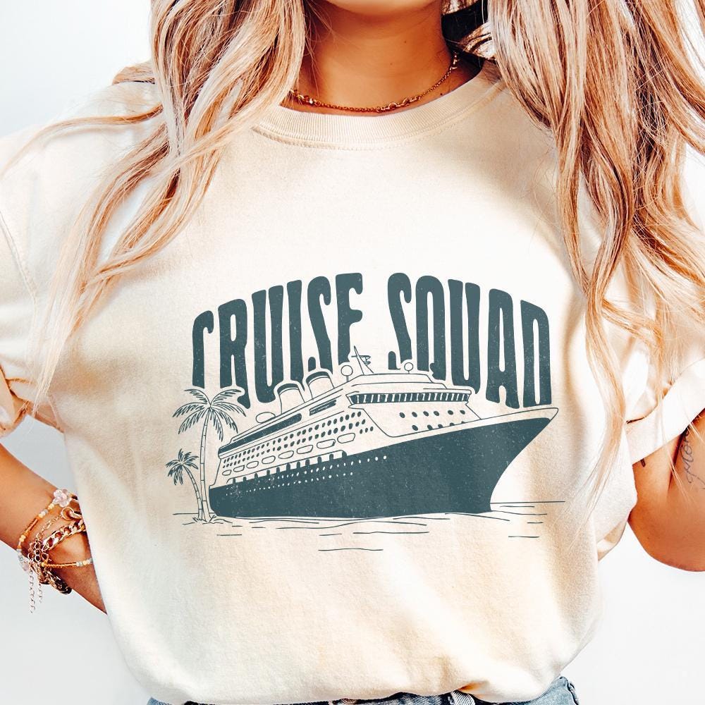 Cruise Squad 2025 Png, Family Vacation 2025 - 300 DPI Design for T-Shirt
