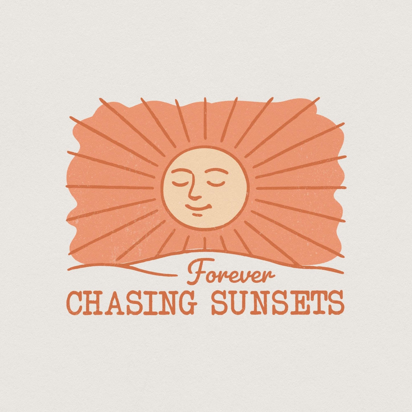Chasing Sunset PNG, Sublimation Designs - 300 DPI Design for T-Shirt