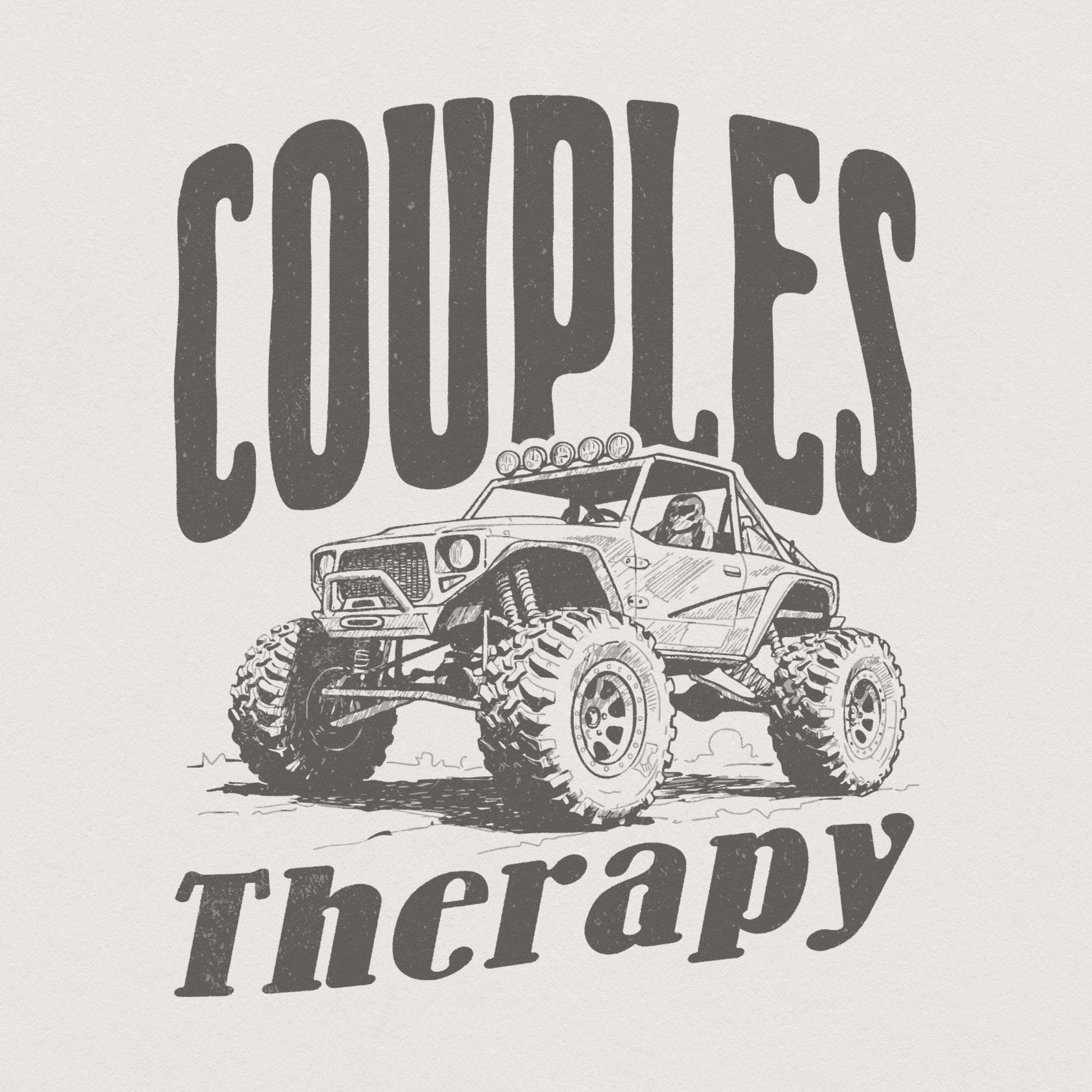 Couples Therapy PNG, Off Road Design - 300 DPI Design for T-Shirt